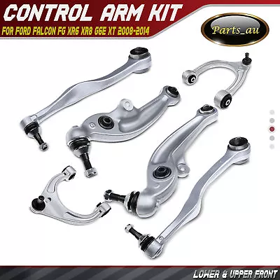 6x Lower & Upper Front Control Arm For Ford Falcon FG XR6 XR8 G6E XT 2008-2014 • $298.99