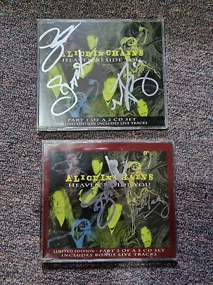 Alice In Chains CD Singles Autograph  • $200