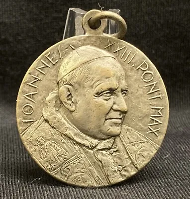 Italy 1962 Pope John Xxiii Jesus W Apostles Design Vatican Medal Signed Manfrini • $26.64