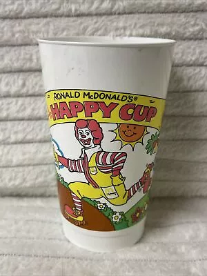 Vintage McDonalds Happy Cup Ronald & Hamburglar 1980s • £9.99