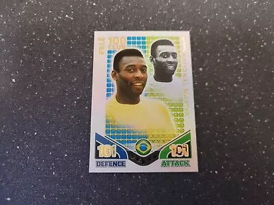 Match Attax World Cup 2010 Pele (brazil) Int Master Hundred 100 Club 101 Mint • £14.95