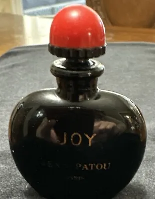 Vintage Mini Joy Jean Patou Paris 1/4 Oz Glass Perfume Bottle W/Red Top 1/4 Full • $5.99