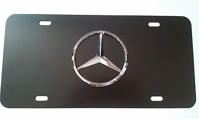 Black For Mercedes Benz Stainless Steel License Plate Tag Cover W/ Bolt Caps • $18.99