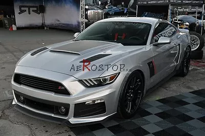 Frp Fiber Glass Roush Style Hood Side Vents For 15- Mustang • $128