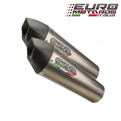 Ducati Multistrada 1100 2007-2009 GPR Exhaust SlipOn Silencers GP Evo Titanium • $989