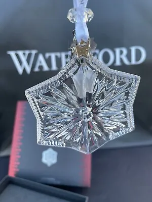 $44 • Buy NIB Waterford 2019 Annual Edition Snowflake Crystal Christmas Ornament #40035470