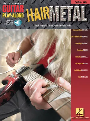 Hair Metal Guitar Tab / Tablature  / **brand New** / Hair Metal Play-along • $20.98