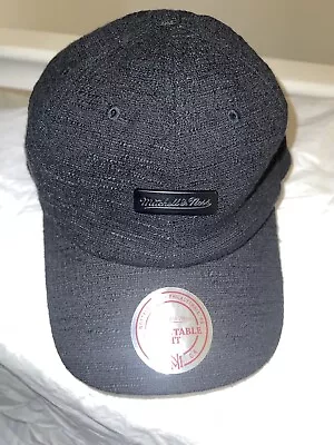 Mitchell And Ness Baseball Metal Logo Shield Cap Black Adjustable Fit • £9.58