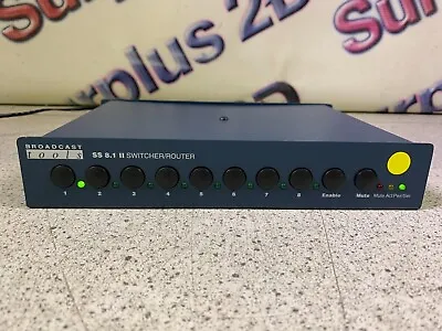 Broadcast Tools SS 8.1 II Switcher/Router • $109.04