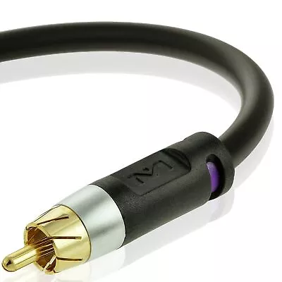 ULTRA Series Subwoofer Cable (35 Feet) - Dual Shielded With Gold Plated RCA T... • $25.38