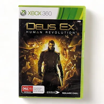 Deus Ex: Human Revolution - Xbox 360 PAL - Complete With Manual  • $11