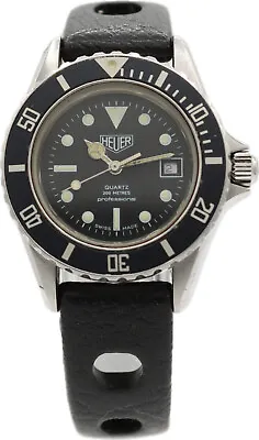Vintage Heuer 980.015 Midsize Professional Diver Unisex Quartz Wristwatch Swiss • $400