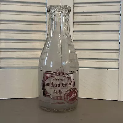 Southern Dairies Painted Milk Bottle • $20