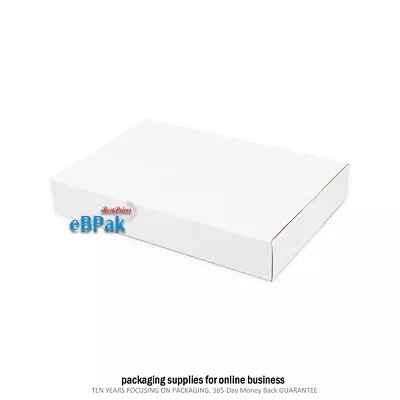 20x Mailing Box 320 X 220 X 50mm A4 Regular White For 3kg Large Satchel B49 • $22.50