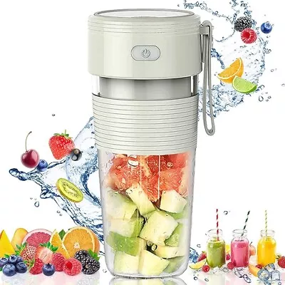 Portable Blender Juicer Cup USB Rechargeable Smoothies Mixer Fruit Machine US • $11.99