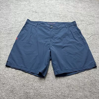 Rhone Resort Golf Shorts Men 35 Blue 8  Stretch Nylon Performance UPF 100836 • $24.99