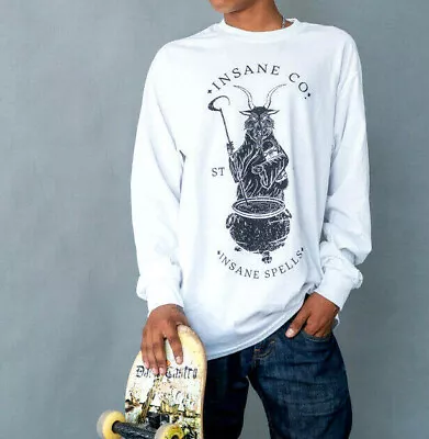 $23.44 • Buy Insane Clothing El Diablo Spells Long Sleeve Streetwear Metal Lucky Bastards