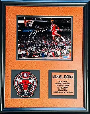 Michael Jordan Autographed 8x10 Framed Photo (UDA) • $3521