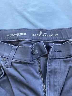 Marc Anthony Men's Jeans Size 36w 30 Large Gray • $9.99