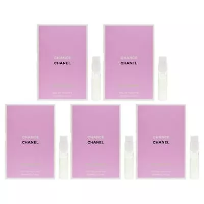 Chanel Chance Eau Fraiche Eau De Toilette 1.5ml X 5 Samples • £17.50