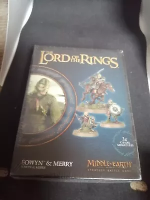 Warhammer Lord Of The Rings Eowyn And Merry On Foot And Mounted NIB Plastic • £22.99