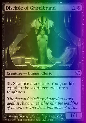 MTG Magic The Gathering Disciple Of Griselbrand (98/300) Innistrad MP FOIL • $0.99