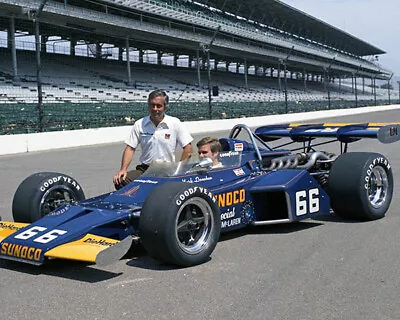 Mark Donohue & Roger Penske 1972 Indy 500 Close Up Shot 8x10 Glossy Photo #7 • $2.69