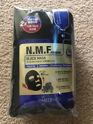 Mediheal Black N.M.F Aquaring Mask Product Of Korea Buy More Save More • $2.50