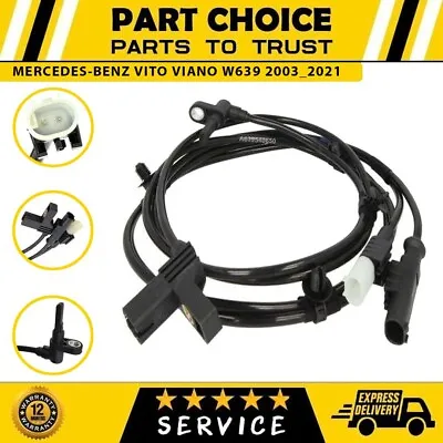 REAR LEFT ABS WHEEL SPEED SENSOR Fits  MERCEDES-BENZ VITO VIANO W639 2003_2021 • $21.58