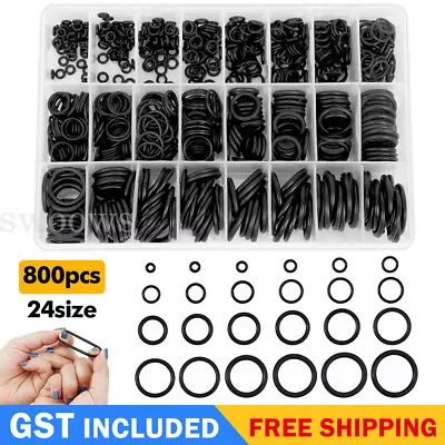 800PCS Metric O Ring Nitrile Rubber 1.5mm To 3.1mm NBR O-Rings Seal Oring Orings • $22.86