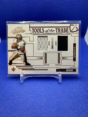 2005 Playoff Absolute Memorabilia Red Double Materials 4/100 Aaron Brooks #TT-1 • $3.99