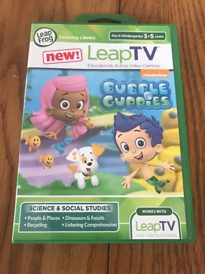 New Sealed LeapFrog LeapTV Bubble Guppies Video Game Ships N 24h • $32.28