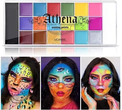 UCANBE Athena Body Face Paint Oil Palette 20 Color Professional Non-Toxic...  • £23.99