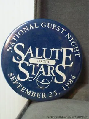 Mary Kay Cosmetics Consultant Pin Salute To The Stars National Guest 1984 Vtg • $8.99