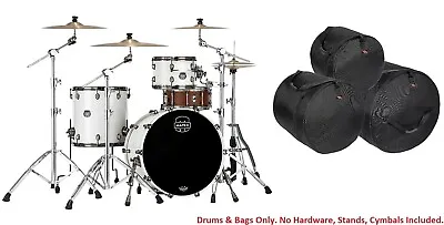 Mapex Saturn Evolution Hybrid Polar White Lacquer Drums 22x1612x816x16 Dealer • $2159