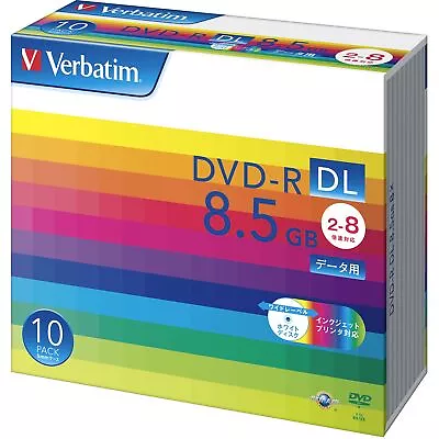 Verbatim 1 Time Recording DVD-R DL 8.5GB 10 Discs • $82.16