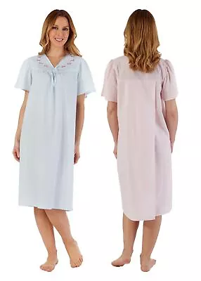£25.99 • Buy Slenderella Open Back Nightie Hospital Polycotton Incontinence Nightdress