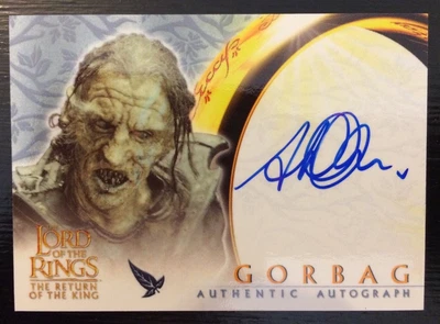£59.95 • Buy LOTR - Return Of The King. Topps Autograph Card - Stephen Ure As Gorbag
