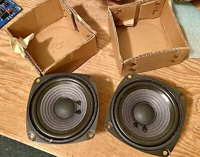 Pair NOS 1980s JVC 4  Tweeters Speakers HSA1014 4-ohm 4W Nom/50W Max • $35