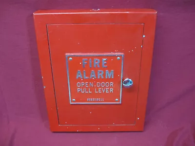 Vintage Honeywell Fire Alarm Door Panel Cover #9 Offers Welcome :-) • $100