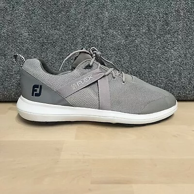 Footjoy Flex Golf Shoes Gray White Lightweight Sneakers Men's Size 10 M 56106 • $22