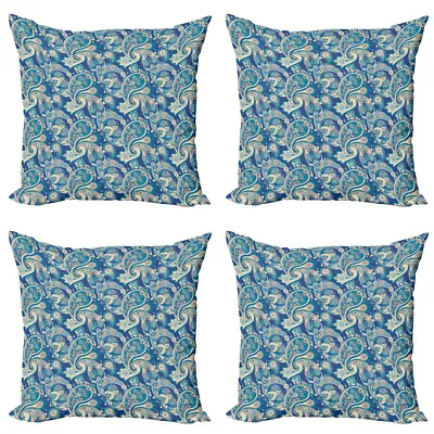 Paisley Pillow Cushion Set Of 4 Inspired Persian • £21.99