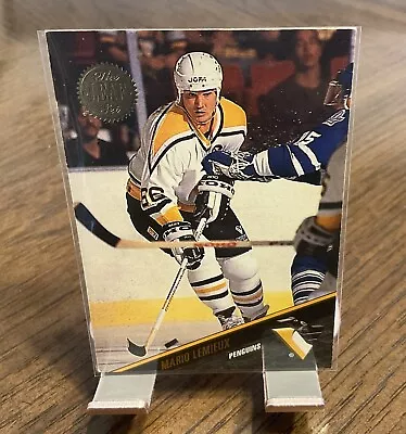 Mario Lemieux 1993-94 Leaf Hockey #1 Pittsburgh Penguins • $1.99