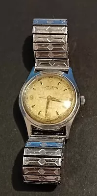 Old Used Favre Leuba Geneve Automatic Swiss Made Wristwatch For Spares / Repairs • £39.99