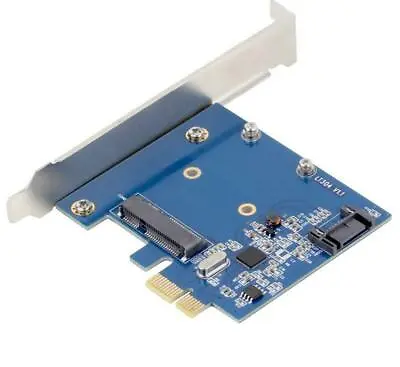 PCI-Express PCIe To MSATA SSD+SATAIII Combo Extender PCI-E To SATA3.0 Card • $13.99