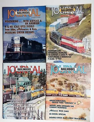 Railmodel Journal Magazine Lot 4 Issues 1992 1995 1998 Train Railroad Modeling • $14.24