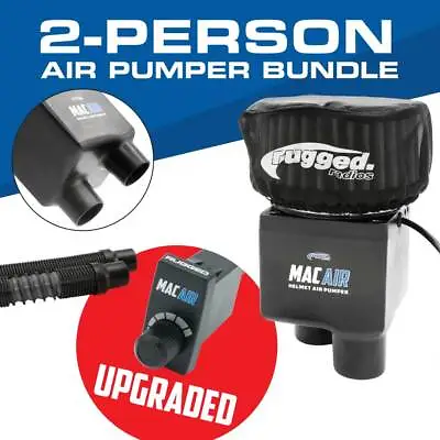 2 Person MAC Air Bundle - High Volume Helmet Air Pumper System Blower Race Play • $360