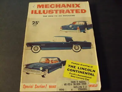 Mechanix Illustrated Apr 1955 Lincoln Continental Special Boat Section ID:67718 • $10