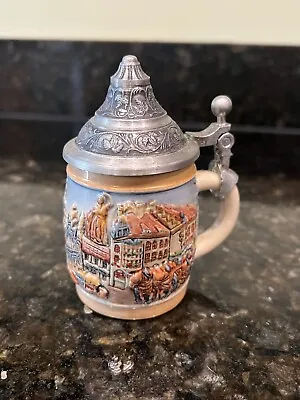 Vintage Mini Gerz München Garmany Mini Ceramic And Pewter Beer Stein • $18.71