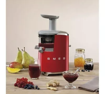 SMEG 50's Retro Style SJF01RDUK Juicer Machine Juice Press - Red (New Sealed) • £340